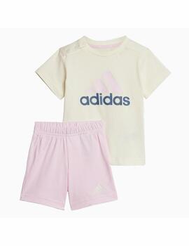 Conjunto Adidas Infant BL CO Beige/Rosa