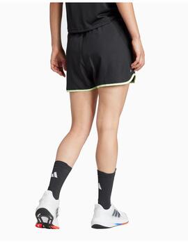 Short Adidas W Run It 4' Negro/Verde