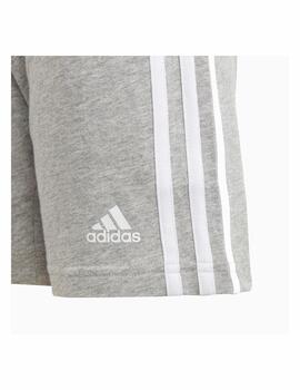 Conjunto Adidas LK 3S CO T Rojo/Gris