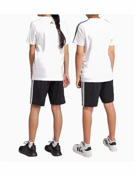 Short Adidas U 3S Woven Negro/Blanco