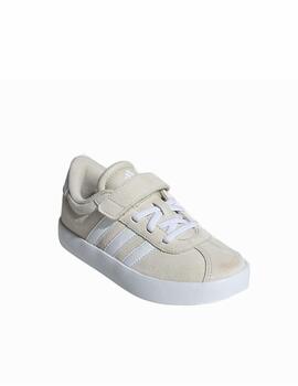 Zapatilla Adidas VL Court 3.0 EL C Beige/Blanco