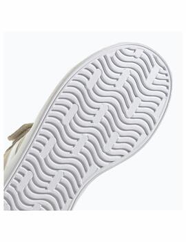 Zapatilla Adidas VL Court 3.0 EL C Beige/Blanco