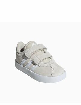 Zapatilla Adidas VL Court 3.0 CF Bebé Beige/Blanco