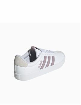 Zapatilla Adidas W VL Court 3.0 Blanco/Violet