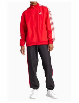 Chandal Adidas M 3S WV TT Rojo/Negro