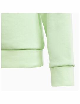 Sudadera Adidas G BL SWT Verde/Blanco