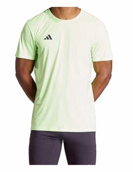 Camiseta Adidas M Adizero Verde/Negro