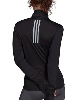 Chaqueta Adidas Own the ru  1/2 Zip Negro