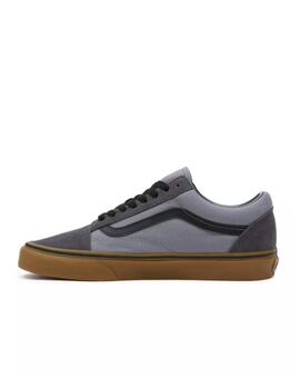 Zapatilla Vans Old Skool Gris/Marrón