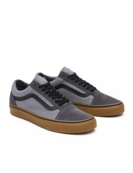 Zapatilla Vans Old Skool Gris/Marrón