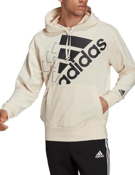 ego Personalmente Centro de la ciudad Sudadera Adidas Capucha Logo Essentials para hombre Beig