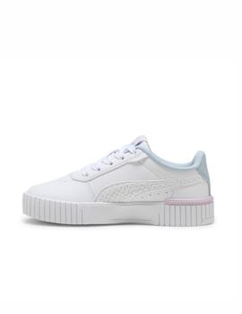 Zapatilla Puma Carina 2.0 Tropical PS Blanco/Rosa