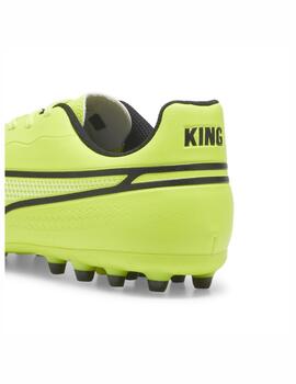 Bota Puma M King Match MG Lima/Negro