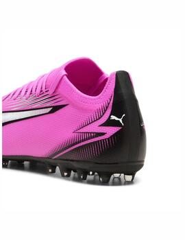 Bota Puma M Ultra Match MG Rosa/Blanco