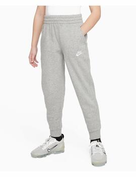 Pantalón Nike Y Club Fleece Gris