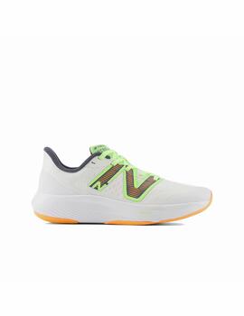 Zapatilla NB GS FuelCell Rebel v3 LL3 Blanco/Fluor