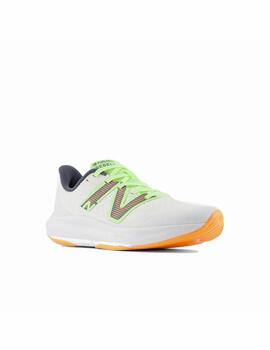 Zapatilla NB GS FuelCell Rebel v3 LL3 Blanco/Fluor