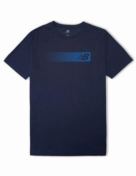 Camiseta NB M Sport Ess Heathertech Graphic Marino