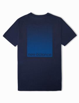 Camiseta NB M Sport Ess Heathertech Graphic Marino