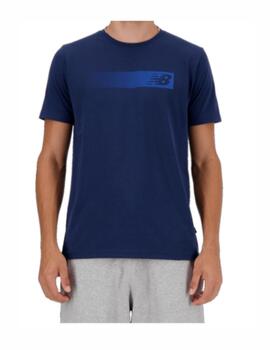 Camiseta NB M Sport Ess Heathertech Graphic Marino