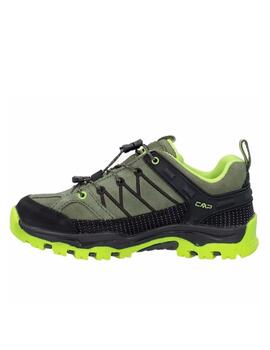 Zapatilla Trekking CMP Rigel Low WP K Kaki/Acido