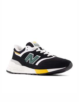 Zapatilla New Balance U 997REC Negro/Verde