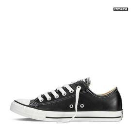 Zapatilla Converse All Star Baja Piel Negro/Blanco