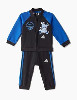 Chandal Adidas BBall Jog Bebé Negro