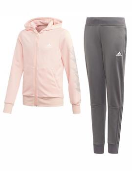 Chandal Adidas HOOD PES TS Niña Rosa