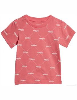 Camiseta Adidas Baby Lin Graph Rosa