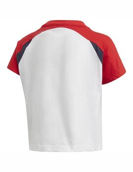 Camiseta Adidas G Bold Niña Bl/Rojo