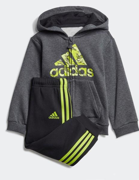 Sur romano Superficial Chandal Adidas Logo para bebé Gris