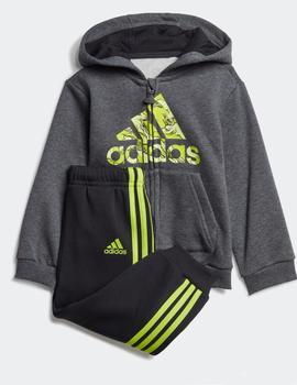 Chandal Adidas Logo para bebé Gris