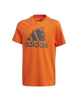 Camiseta Adidas BOS GRAPH Niño Naranja