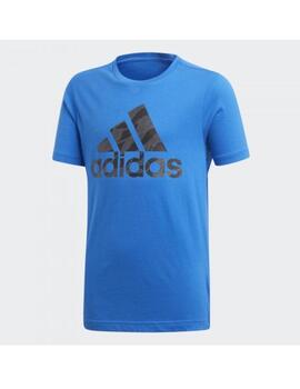 Camiseta Adidas Bos Niño Azul