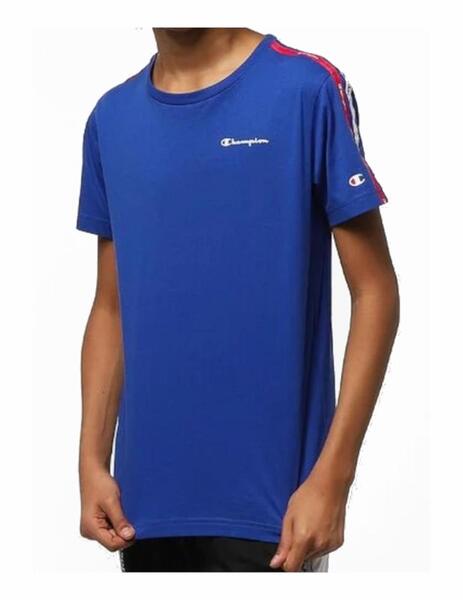 Camiseta azul champion best sale