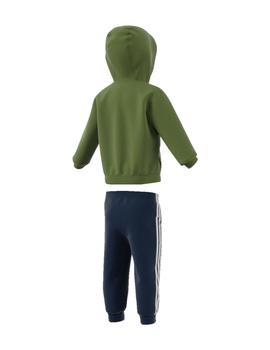 Chandal Adidas Logo Bebé Verde/Marino