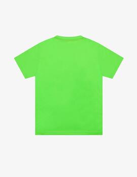 Camiseta Champion Niño Balon Basket Verde
