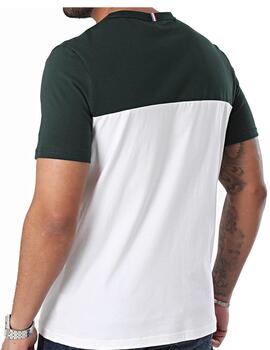 Camiseta Lecoq Saison 2 SS Nº2 Blanco y Verde