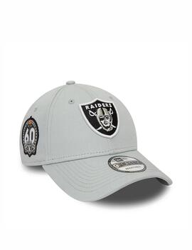 Gorra NE Raiders Pact 9Forty Gris