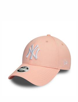 Gorra NE NY Yankees 9Forty W Rosa Pastel/Blanc