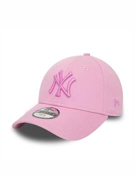 Gorra NE NY Yankees 9Forty Kids Rosa