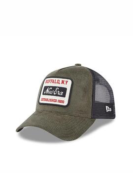 Gorra NE Cord Trucker Verde