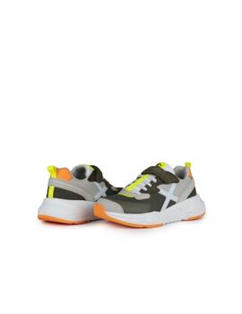 Zapatilla Munich Mini Track VCO 93 Verde/Naranja