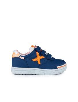 Zapatilla Munich G3 VCO Profit 408 Azul/Naranja