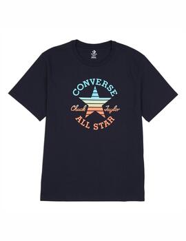 Camiseta Converse Go-To Gradient Negro/Multi