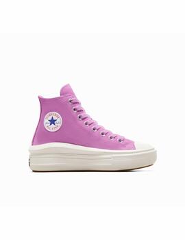 Zapatilla Converse Move Alta Serraje GS Violeta