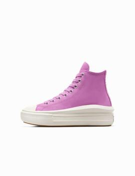 Zapatilla Converse Move Alta Serraje GS Violeta