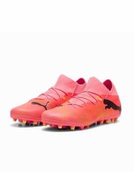 Bota Puma M Future 7 Match MG Rosa Fluor