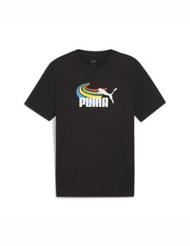 Camiseta Puma M Graphics Summer Negro/Multi